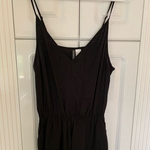 Mini black jumpsuit
